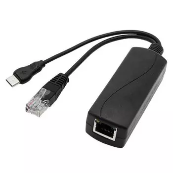 Разветвитель питания PoE USB Type-C 48В до 5В