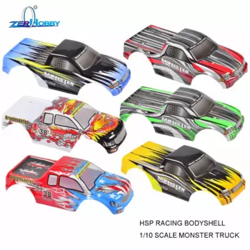 RC CAR MONSTER TRUCK, Корпус Корпуса, пузыри для HSP 1/10 SCALE, внедорожные электрические грузовики MONSTER TRUCKS 94111 94111PRO 94111TOP