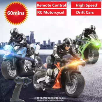 RC трюк мотоцикл 2,4 ГГц 3D вращение флип дрифт трюк мотоцикл электрический пульт дистанционного управления гоночный дрифт автомобиль со вспышкой игрушки
