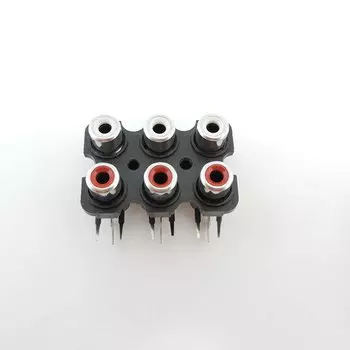 RCA гнездо Gakaki 2/4/6 отверстий