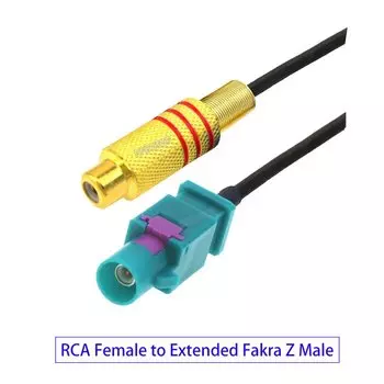 RCA к Fakra Z адаптер видеокабеля RG174 RFDOTOP BT1709-RG174