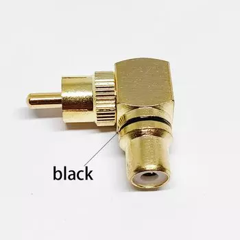 RCA угловые адаптеры JCD 2 шт.