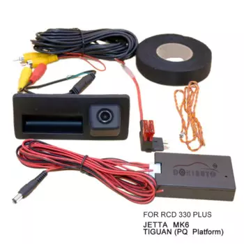RCD330 Plus MIB радиоприемник Carplay AV ручка багажника задняя камера заднего вида для VW Tiguan(PQ) Jetta MK6