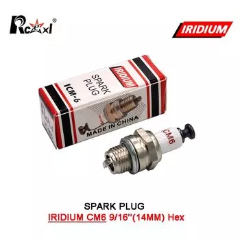 Rcexl ICM6 CM6-10mm Иридиевая свеча зажигания для газового двигателя
