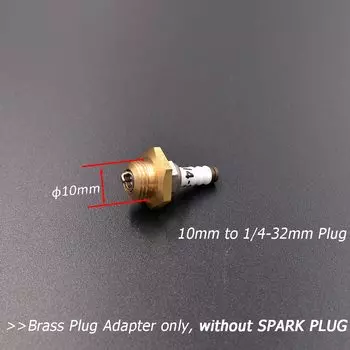 RCEXL переходник свечи зажигания 14мм-10мм/10мм-1/4-32