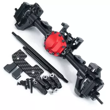 RCGOFOLLOW металлическая передняя и задняя портальная ось для Axial SCX10 II 90046 90047 1/10 RC Гусеничный автомобиль, обновленные детали, аксессуары