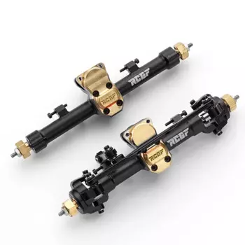RCGOFOLLOW металлическая передняя и задняя портальная ось для Axial 1/24 SCX24 90081 AXl00002, детали для удаленного автомобиля
