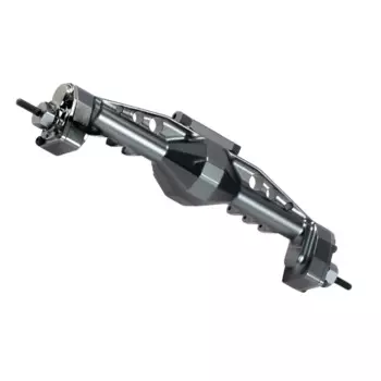 RCGOFOLLOW задняя ось из алюминиевого сплава CNC для 1/10 Rc осевая задняя ось Axial SCX10 радиоуправляемая часть автомобиля аксессуары для радиоуправляемых автомобилей запасные части черный