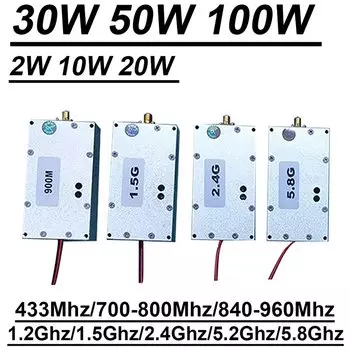 РЧ-усилитель мощности DykbRadio 2 Вт / 10 Вт / 20 Вт / 30 Вт / 50 Вт / 100 Вт