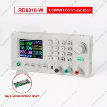 RD6018 60V 18A DC Регулируемый понижающий модуль напряжения вольтметр USB WiFi хранение данных Регулируемый преобразователь источника питания