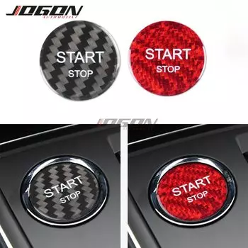 Real Carbon Fiber для Peugeot 308 408 508 3008 5008 для Citroen C3 C4 C5 DS3 DS4 DS6 кнопки зажигания двигателя