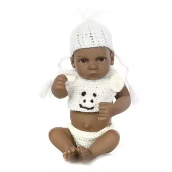 Реальная кукла Otarddolls, 28 см, черные куклы, 10-дюймовая кукла-младенец, силиконовая полностью виниловая игрушка для младенцев, Реалистичная игрушка для детей