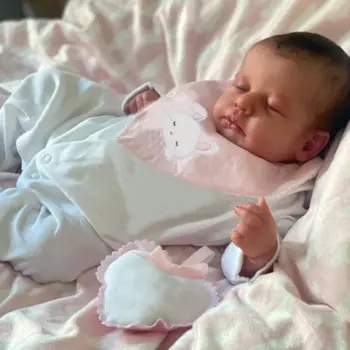 Реалистичная кукла Loulou 49 см, Кукла Новорожденный младенец, кукла-реборн ручной работы с Genesis, высокое качество, объемный оттенок кожи