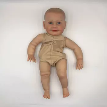Реалистичная кукла-реборн NPK 22 дюйма, набор кукол-реборн Zoe Baby уже окрашенная НЕОБРАБОТАННАЯ кукла, детали «сделай сам», игрушки