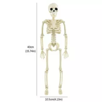 Реалистичный пластиковый скелет 40 см для Хэллоуина