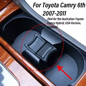 Reamocea 1x Автомобильная Передняя центральная консоль, подставка для подстаканника, разделитель бутылки, подставка для напитков, замена для Toyota Camry 6-го 7-го 2006-2017