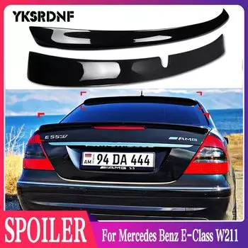 Rear Roof Trunk Lid Car Spoiler Wings For Mercedes Benz E-Class W211 E180 200 260 300 320 240 230 280 35 Tuning Accessories Part