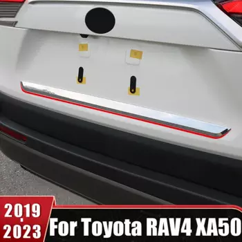 Задняя крышка багажника, накладка на заднюю дверь, молдинг задней двери, декоративная полоса для Toyota RAV4 XA50 2019-2021 2022 2023 2024, автомобильные аксессуары