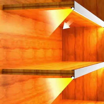 Встраиваемая светодиодная лампа Khelse 45 градусов 30/50/60/80/100 см