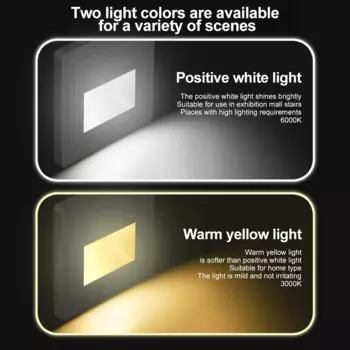 Встраиваемый светодиодный настенный светильник для лестницы