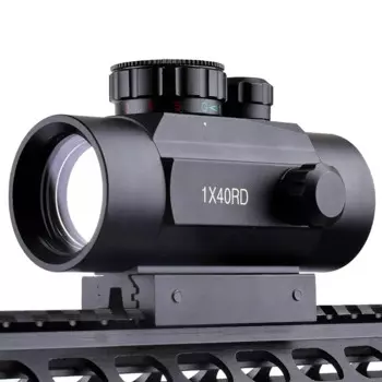Red Dot 1x40 прицел тактическая оптика голографический компактный прицел регулируемая направляющая 11 мм 20 мм красный точечный прицел