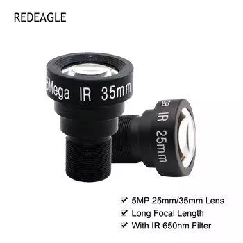 REDEAGLE 5MP HD 25мм/35мм объектив M12 для спортивных камер