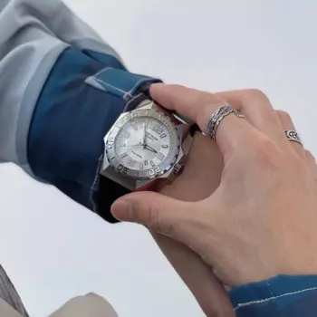 Reef Tiger/RT Большие спортивные часы для мужчин Стальной корпус Автоматические механические водонепроницаемые военные часы RGA6903