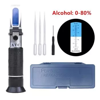Рефрактометр KETOTEK для спирта 0-80%
