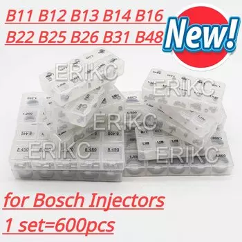 Регулировочные прокладки Common Rail ERIKC E 1021025 Комплекты шайб для форсунок CRIN CRI для литья под давлением Bosch 600 шт./компл.