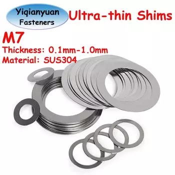 Регулировочные шайбы Yiqianyuan M7 из нержавеющей стали