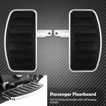 Регулируемая пассажирская половица мотоцикла, резиновая задняя подножка для Harley Sportster XL Touring Street Electra Glide Softail Dyna