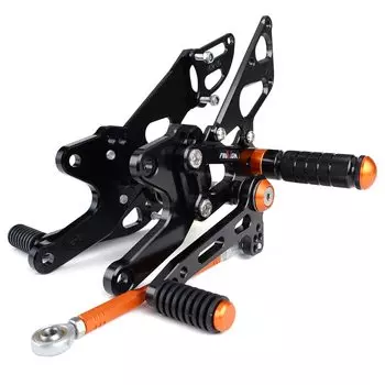 Регулируемая задняя подставка для ног с ЧПУ для KTM 1290 Superduke Super Duke R GT 1290 2014 2015 2016 2017 2018 2019