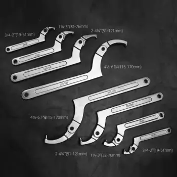 Регулируемые гаечные ключи Aiyadal Хромованадиевая сталь