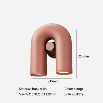 Регулируемые подвесные светильники IWP черный/оранжевый/серый