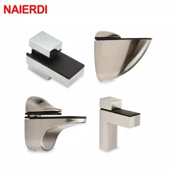 Регулируемые стеклянные зажимы NAIERDI из цинкового сплава