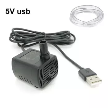 Регулируемый 5 В USB водяной насос мини DIY аквариумный фильтр малошумный бесщеточный моторный насос аксессуары погружной цикл воды для домашних животных