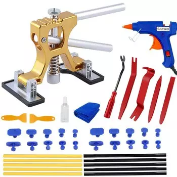 Регулируемый автомобильный съемник вмятин, зажим для удаления вмятин, набор инструментов для разборки салона, присоска для кузова, инструмент для удаления вмятин без покраски