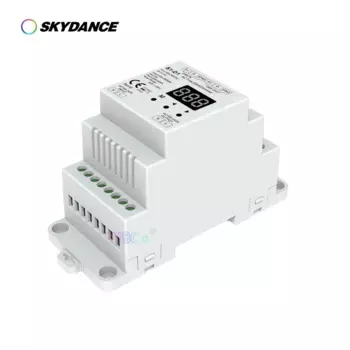 Регулируемый диммер, модель DMX512, DIN-рейка, 1 канал * 2 А, S1-D1 480 Вт, RDM, Triac DMX, диммер, цифровой дисплей 110 В, 220 В, цифровой контроллер