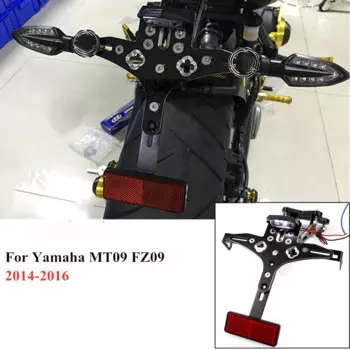Регулируемый кронштейн для держателя номерного знака Yamaha FZ09 MT09 FZ-09 для MT 09 2014 2015 2016