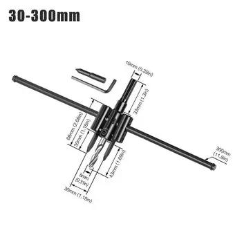 Регулируемый круглый резак для отверстий RCT