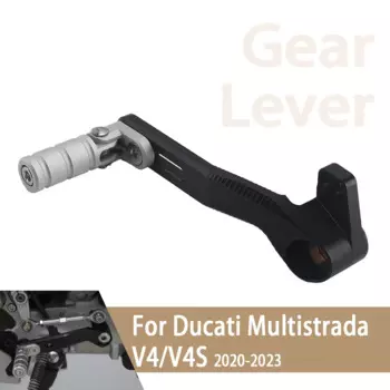 Регулируемый рычаг сцепления для Ducati Multistrada V4 V4S 2020-2023, рычаг переключения передач мотоцикла, серебристый рычаг переключения передач