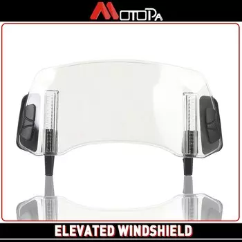 Регулируемый ветровой экран для longjia XDV250si XDV300i, удлинитель лобового стекла, спойлер, ветровой отражатель, новый, с зеркалом заднего вида