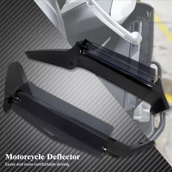 Регулируемый воздушный дефлектор для мотоцикла, боковое крыло, лобовое стекло, обтекатель из АБС-пластика для Honda Gold Wing GL1800 Tour 2018-2023
