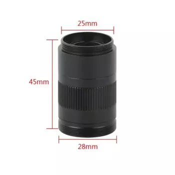 Регулируемый зум-объектив 80X 160X с креплением C для HDMI USB VGA промышленной цифровой видео паяльный микроскоп камера