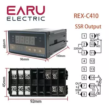 Регулятор температуры EARUELECTRIC REX-C100