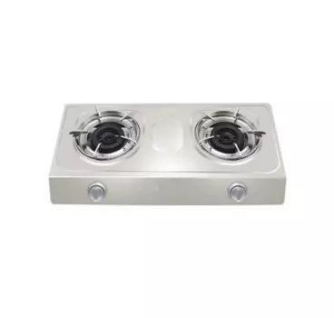 Рекламная чугунная газовая плита высокого давления с 2 горелками, газовая и электрическая плита для кемпинга