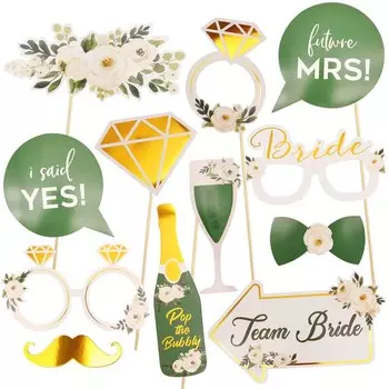 Реквизит для фотобудки "Команда невесты", Chicinlife