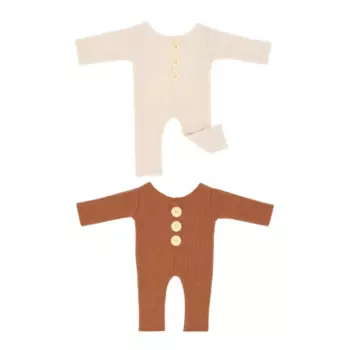 Реквизит для фотосессии для детского душа, подарок для новорожденного, вязаный комбинезон, двусторонний детский костюм для