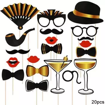 Реквизиты для фотобудки на свадьбу ZQNYCY