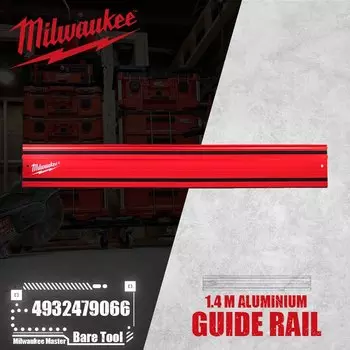 Рельсовая алюминиевая направляющая Milwaukee 1,4 м